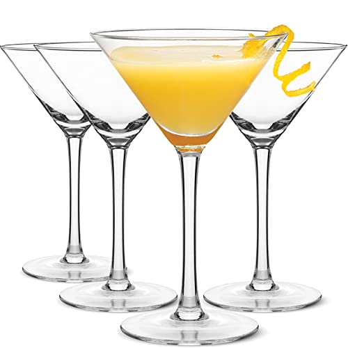 Dicunoy 9oz Crystal Martini Glasses for Vodka and Gin Classics
| Dicunoy Clear Lead-Free Cocktail Coupes for Barware Dr