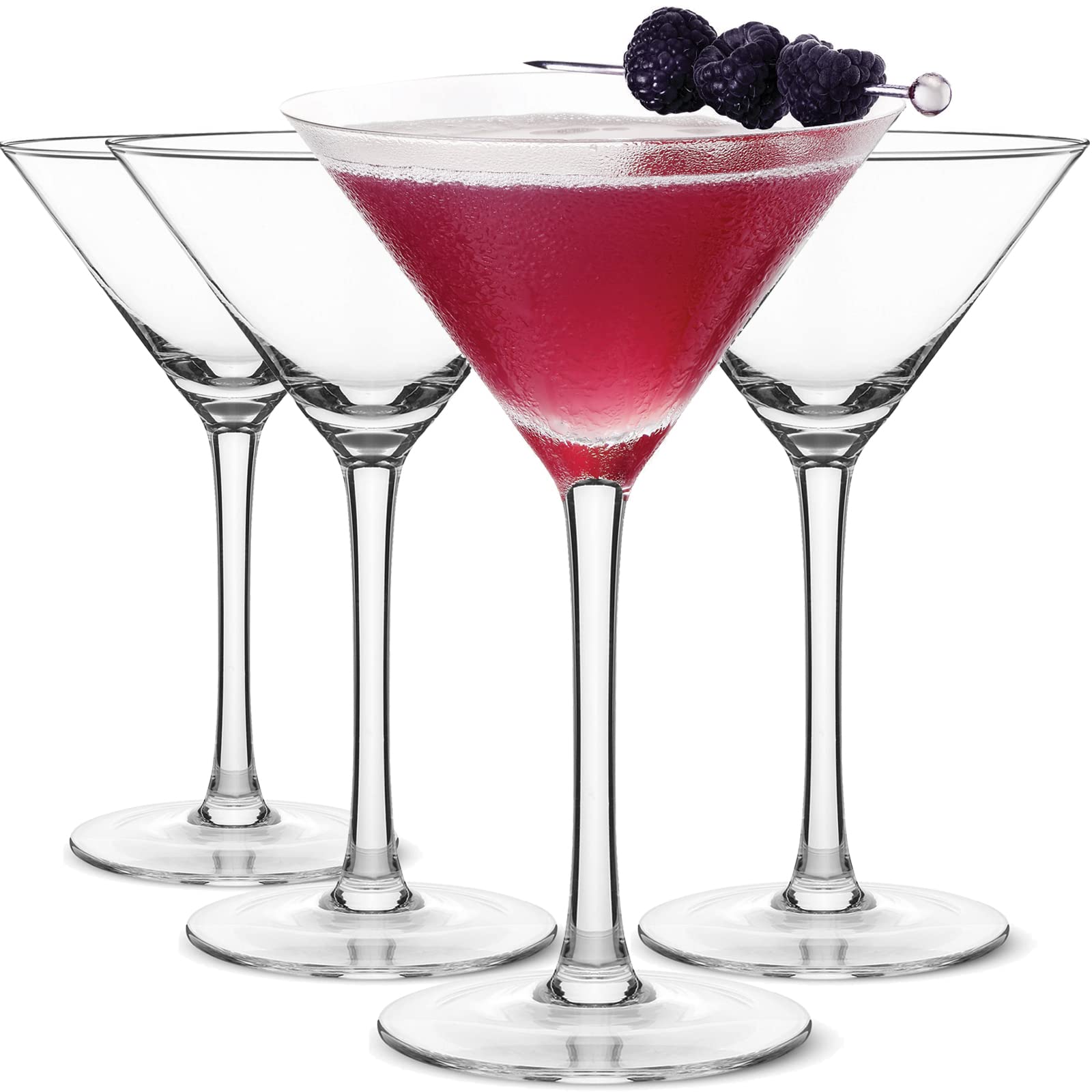 Dicunoy 9oz Crystal Martini Glasses for Vodka and Gin Classics
| Dicunoy Clear Lead-Free Cocktail Coupes for Barware Dr