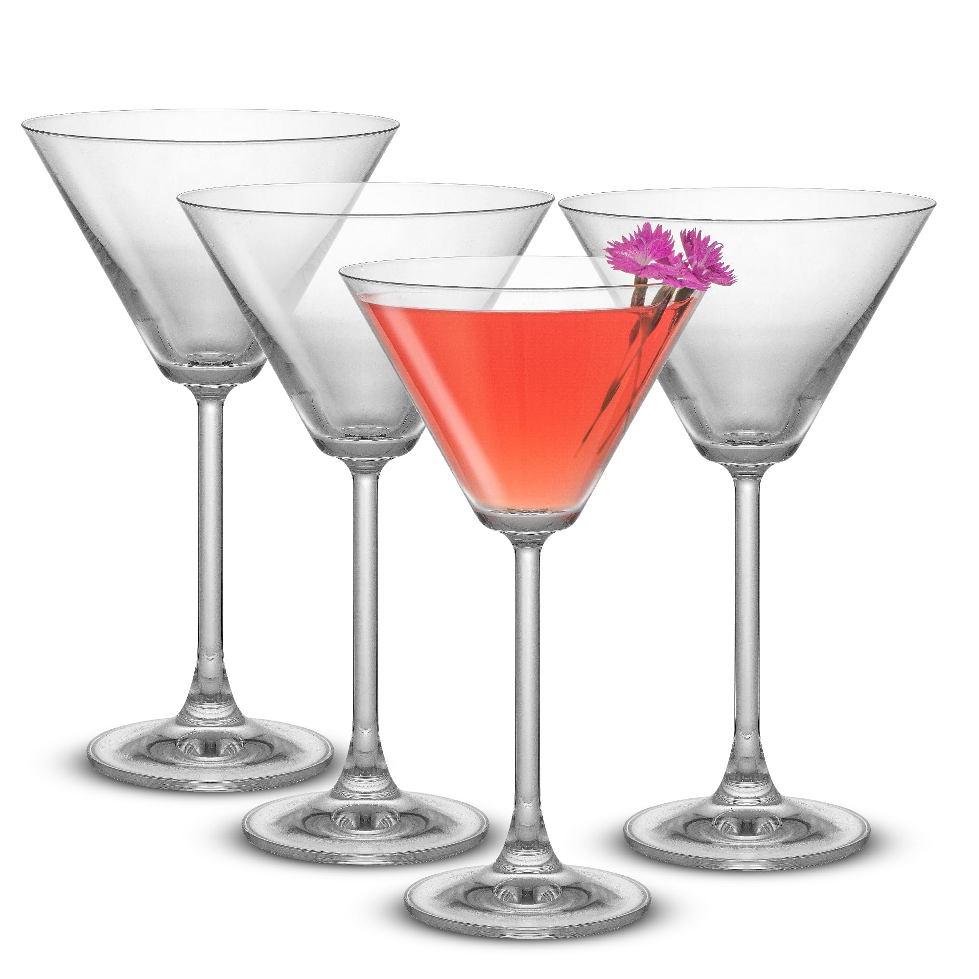 JoyJolt Olivia Martini Glasses - Crystal Stemmed Cocktail Glasses Set
| JoyJolt Olivia Martini Glasses - Perfect for Es